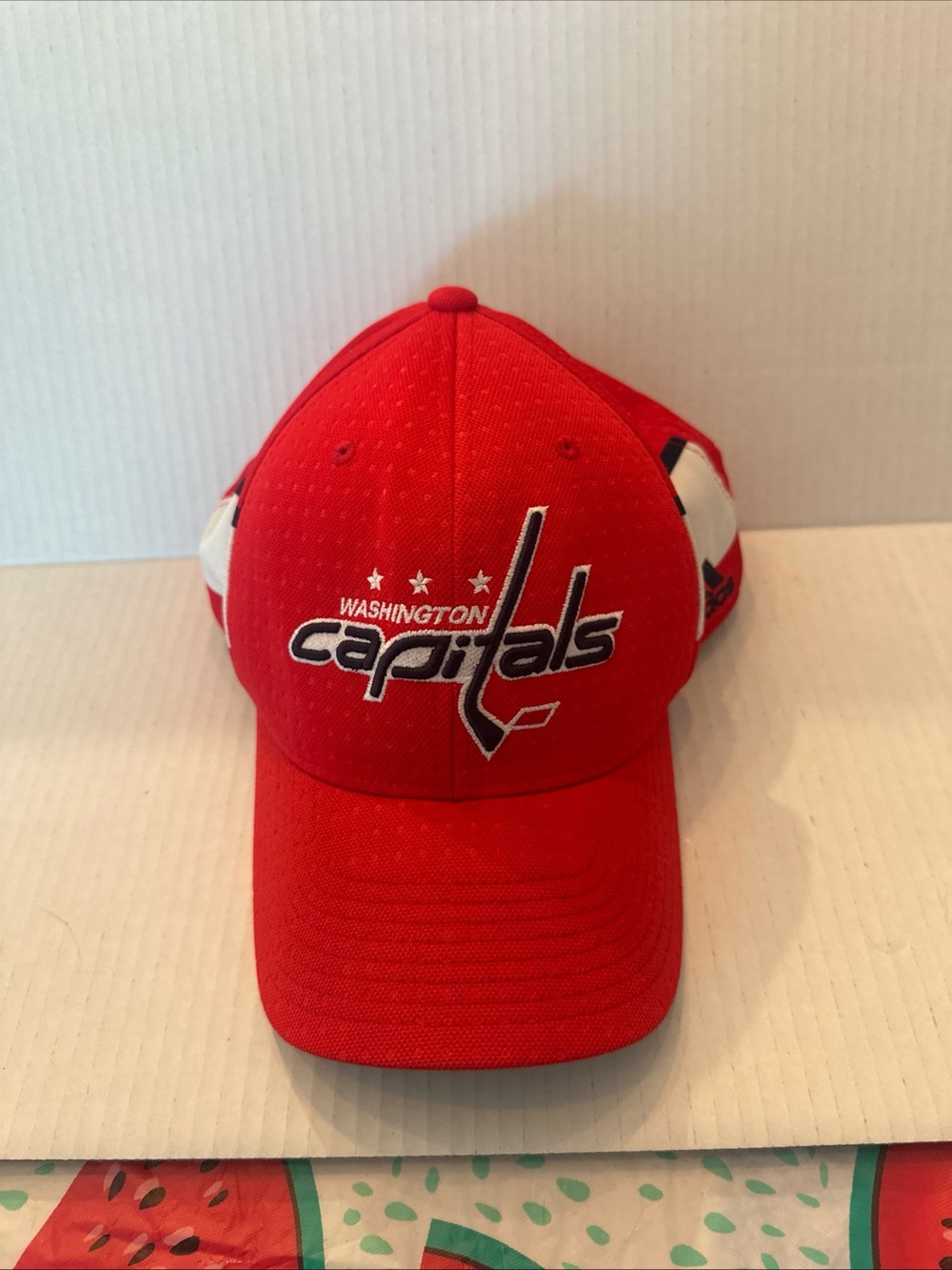 adidas Washington Capitals Red Men's Fitted Hat